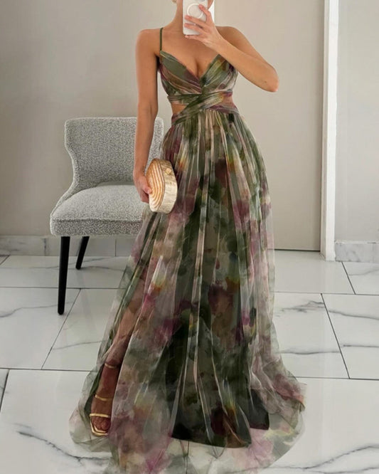 Giselle — Vestido Maxi Floral