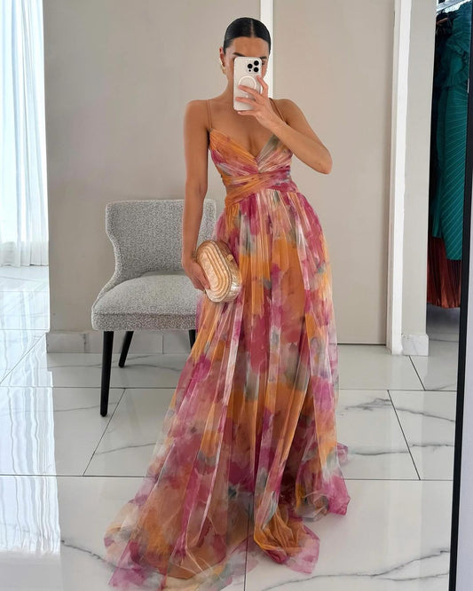 Giselle — Vestido Maxi Floral