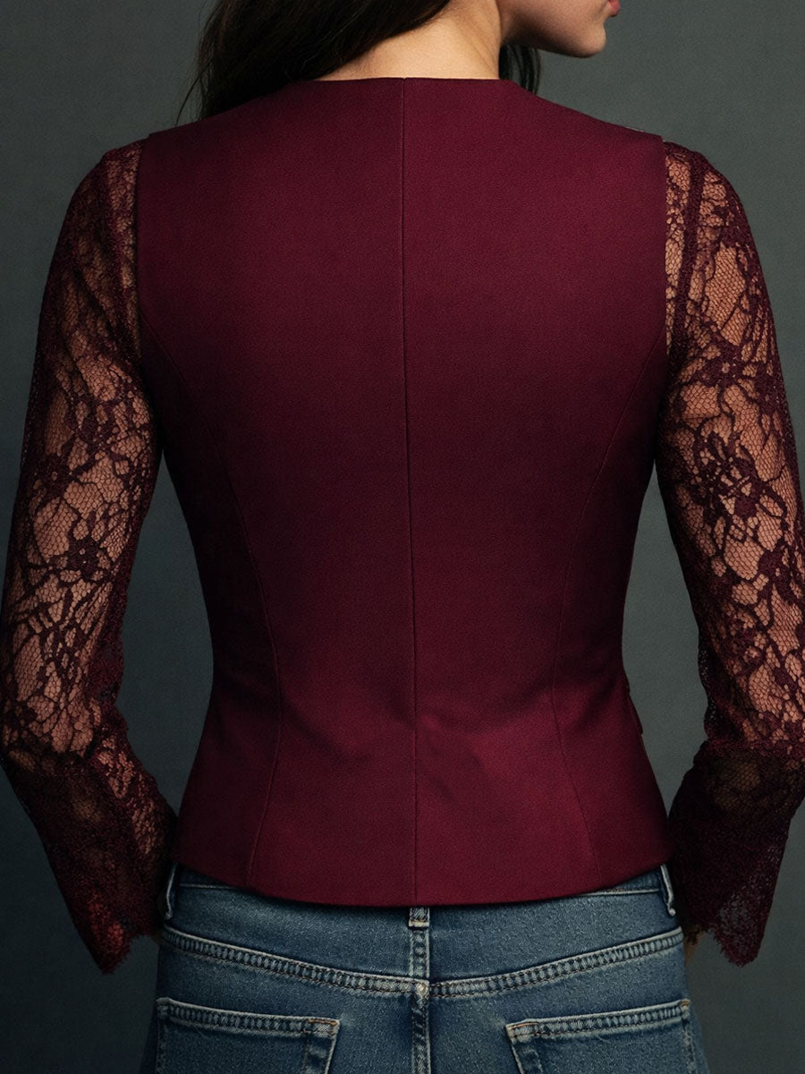 Noémie | Blazer semi-trasparente