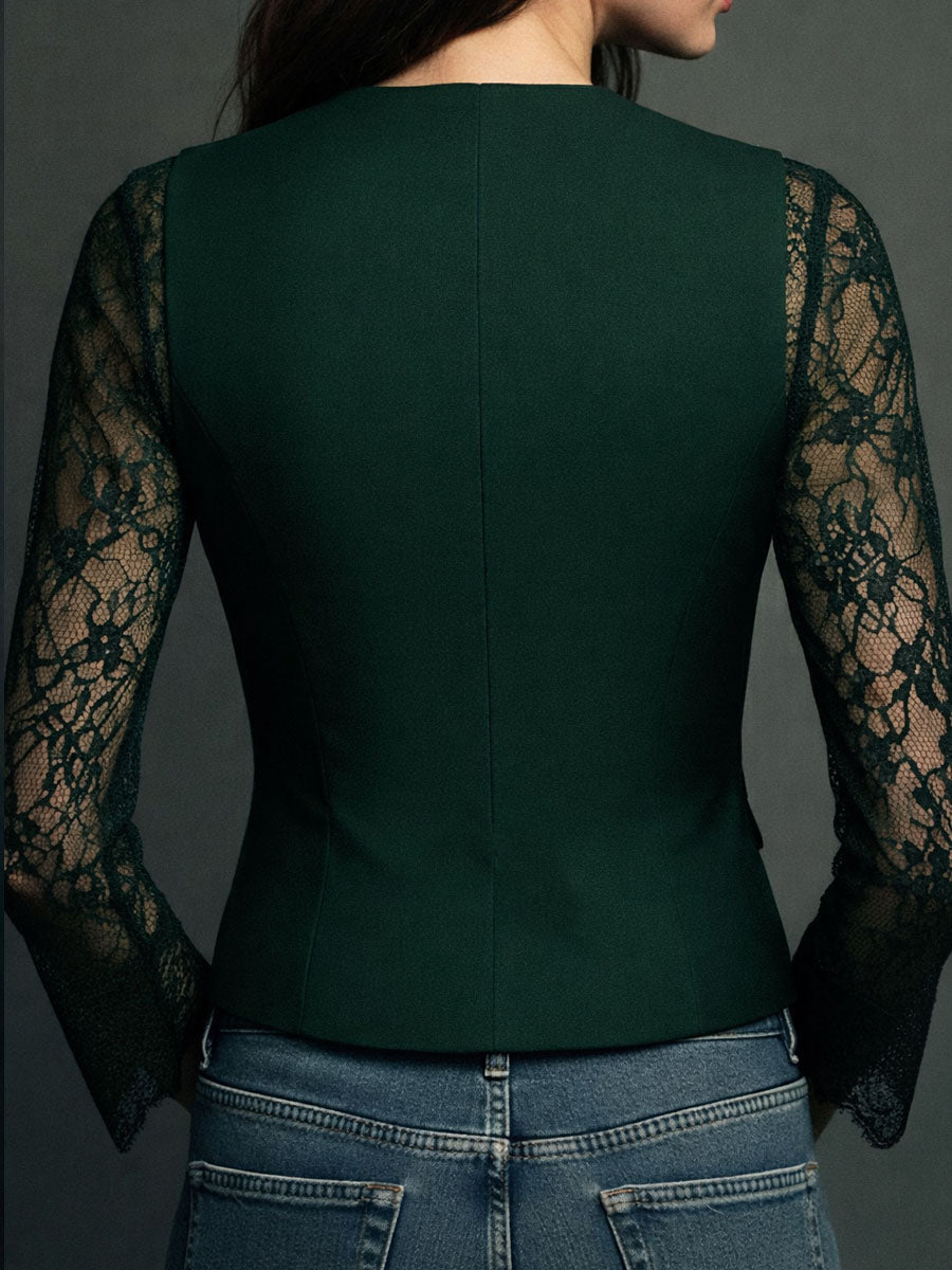 Noémie | Blazer semi-trasparente