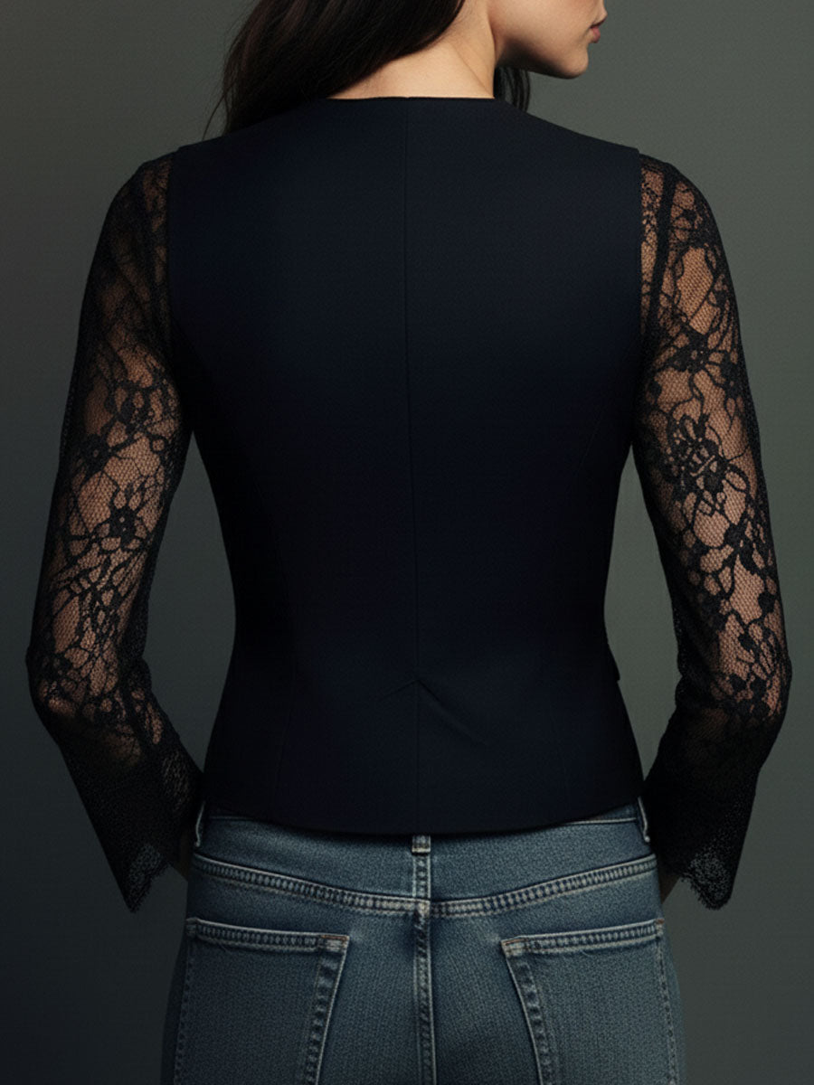 Noémie | Blazer semi-trasparente