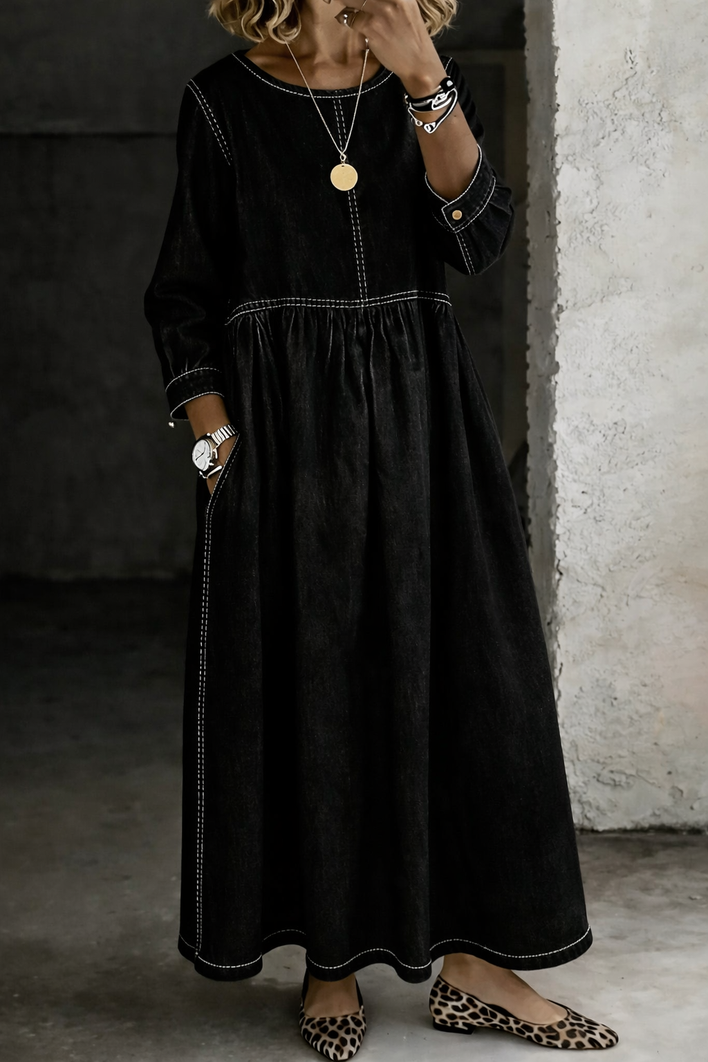Celeste | Vestido Denim Bohemio