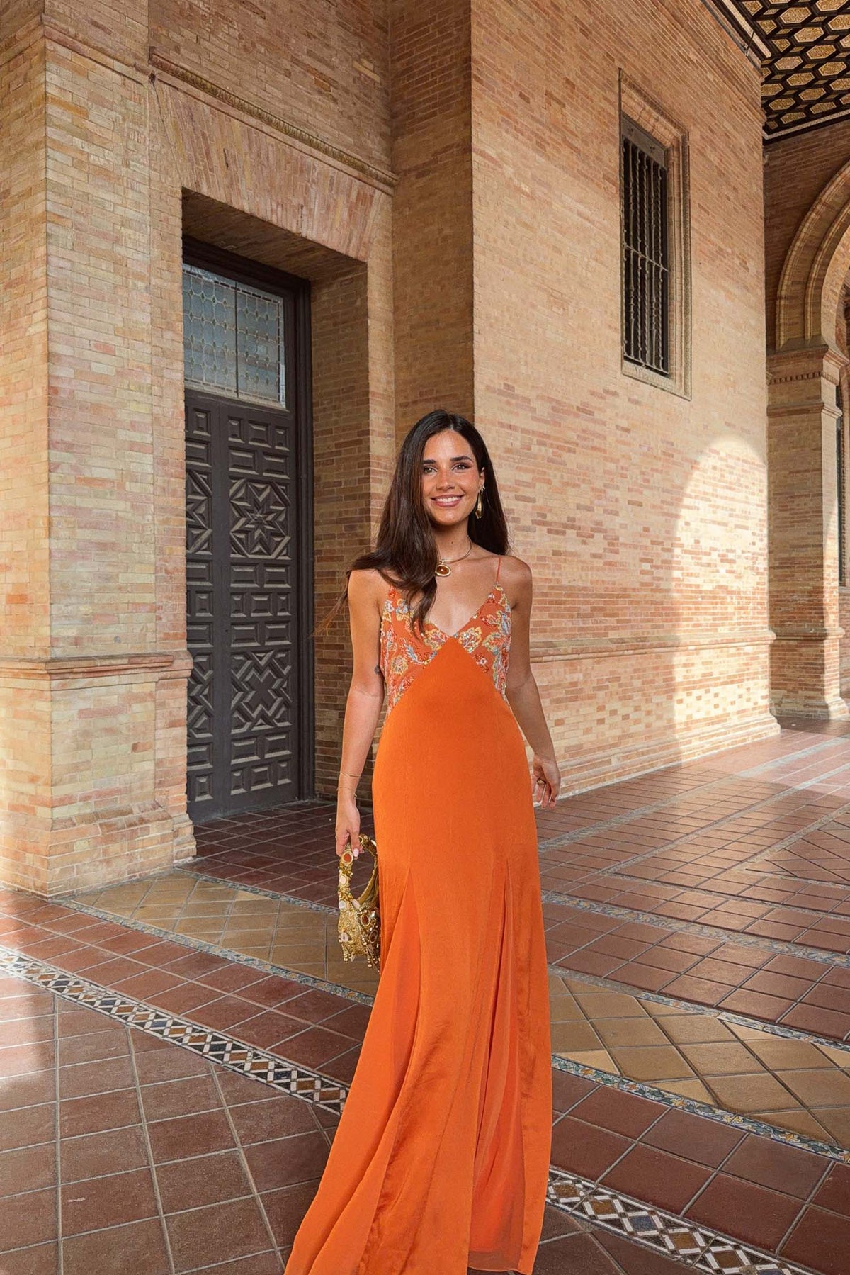 Carla | Vestido Naranja