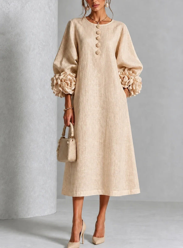 Coral | Vestido Midi de Elegancia Natural