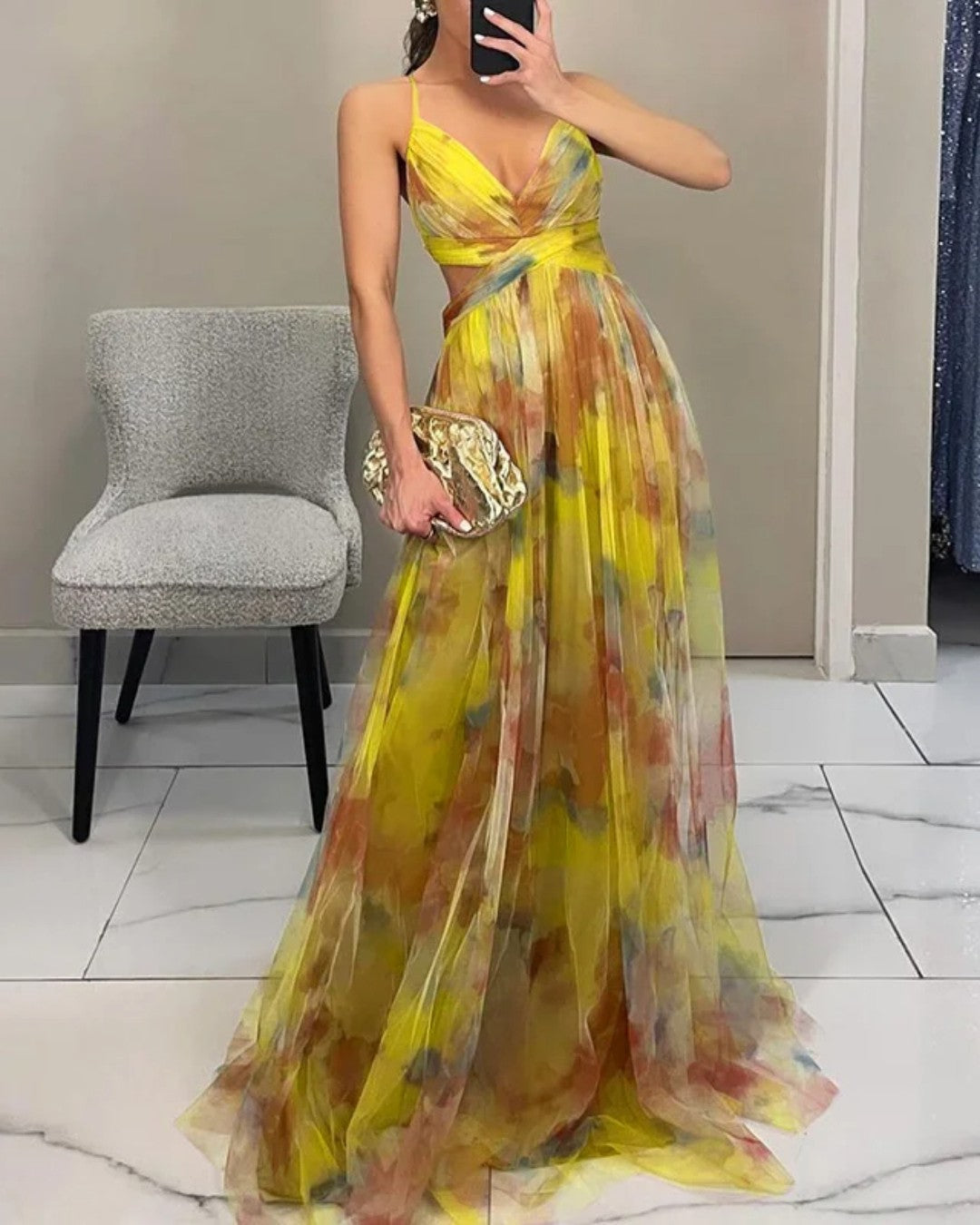 Giselle — Vestido Maxi Floral