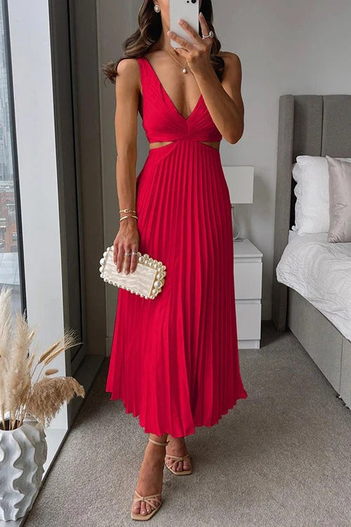 LIVIA — Vestido Plisado Elegante