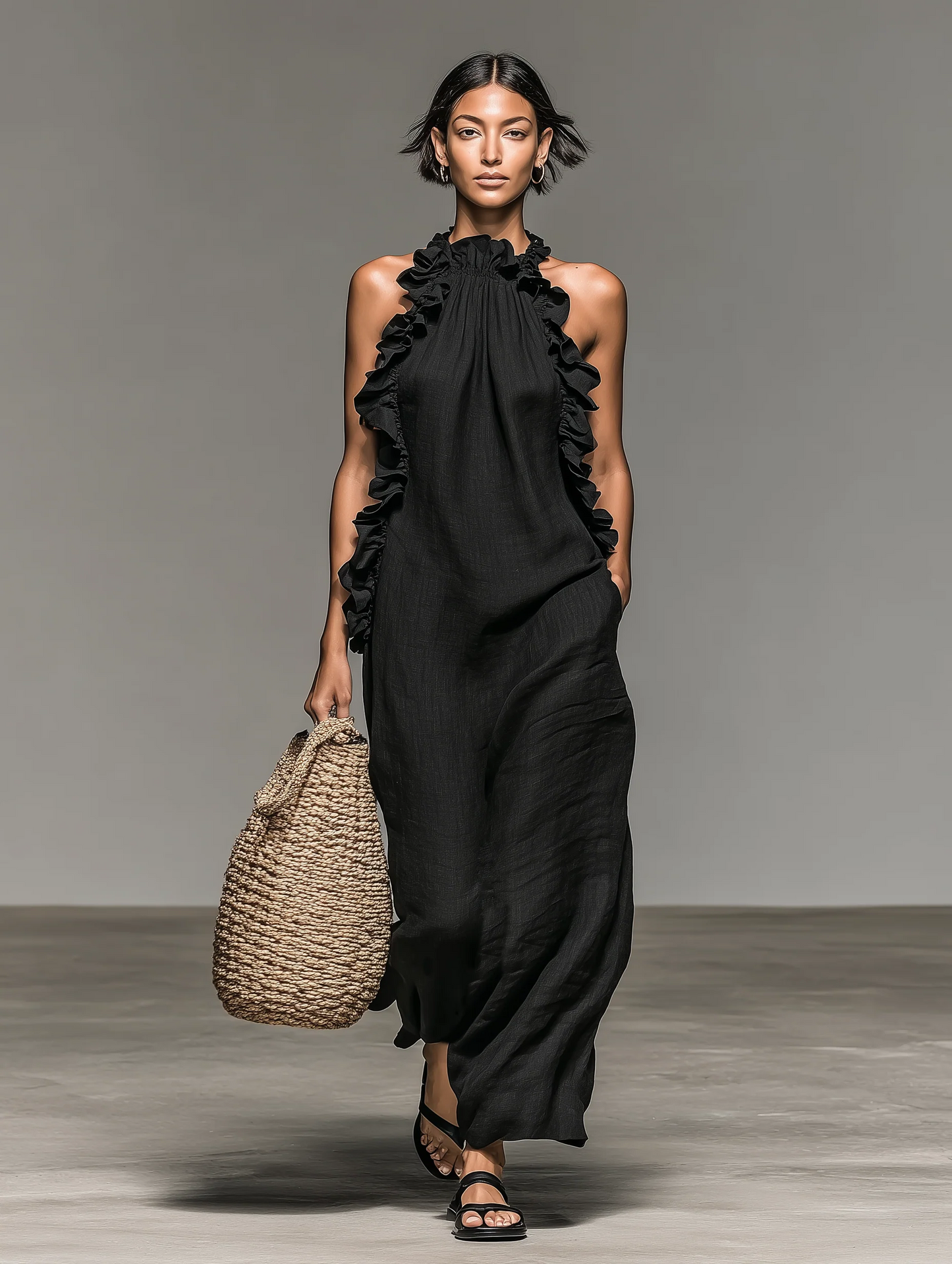 Alessia-Vestido Maxi Elegante