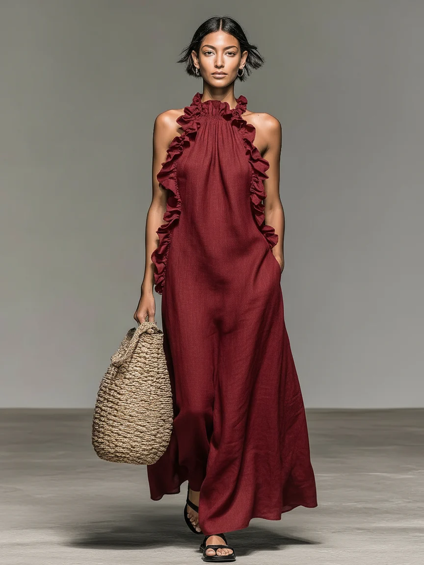 Alessia-Vestido Maxi Elegante
