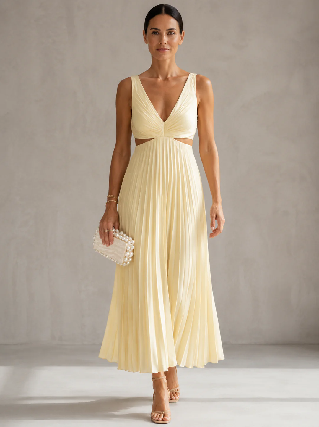 LIVIA — Vestido Plisado Elegante