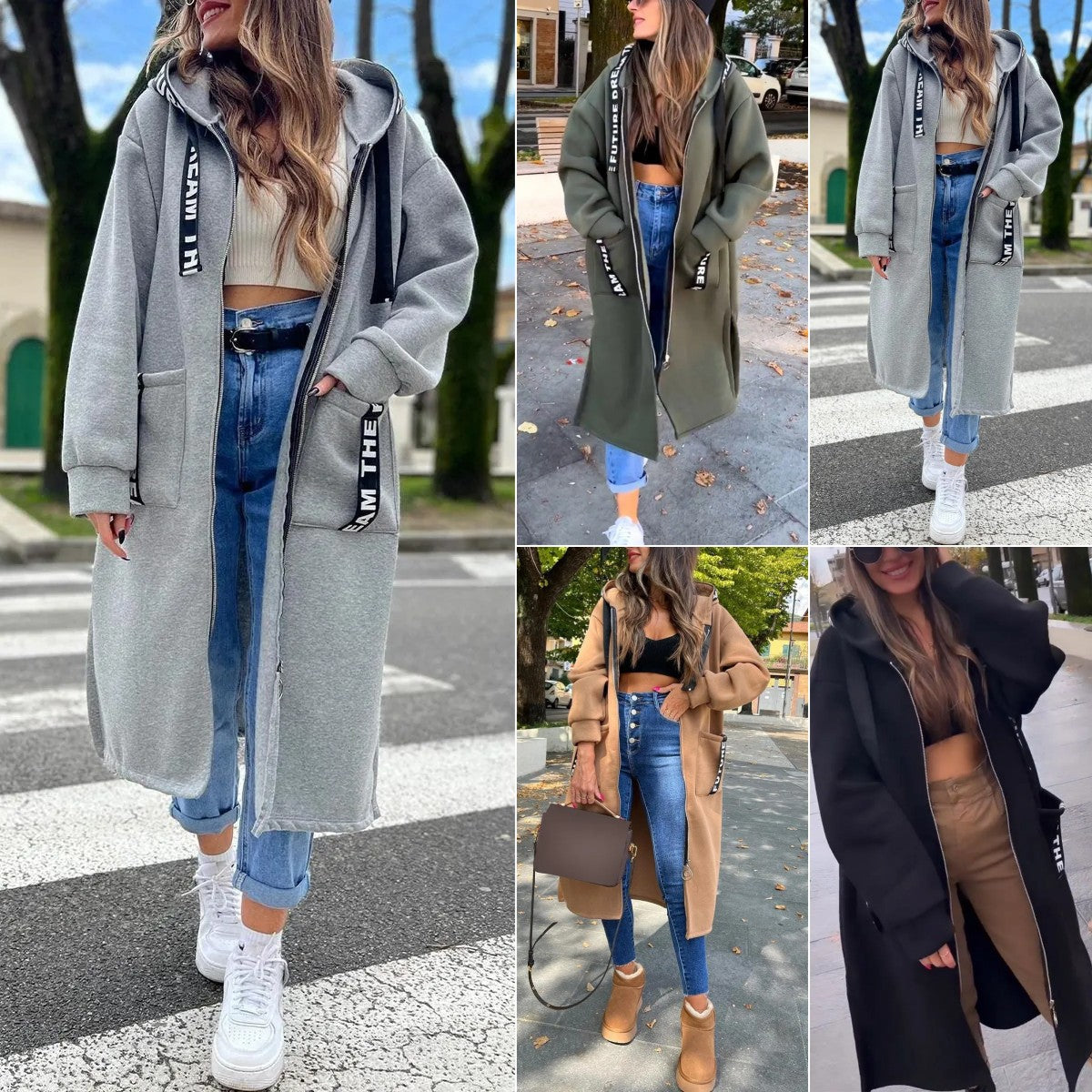 Alessia | Abrigo Oversize con Capucha